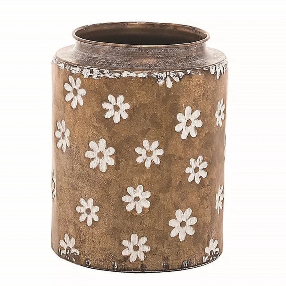 Foreside Home & Garden Brass Alden Vase Small